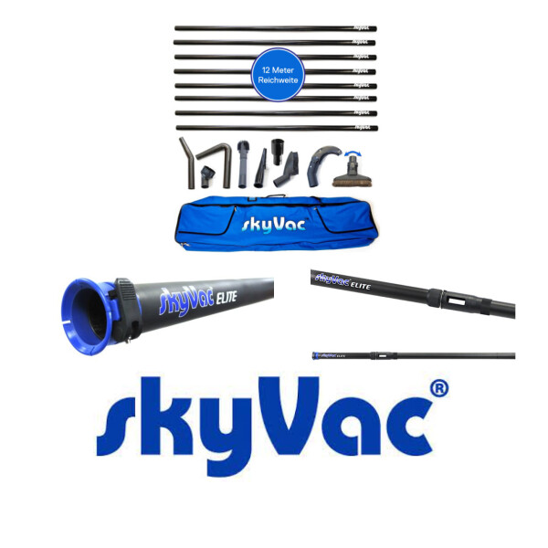 SkyVac stokken, reserve-elementen, verlengstukken en accessoires