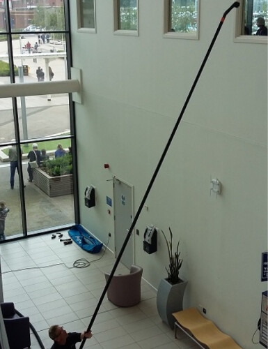 SkyVac gooseneck for interior cleaning 155° angle