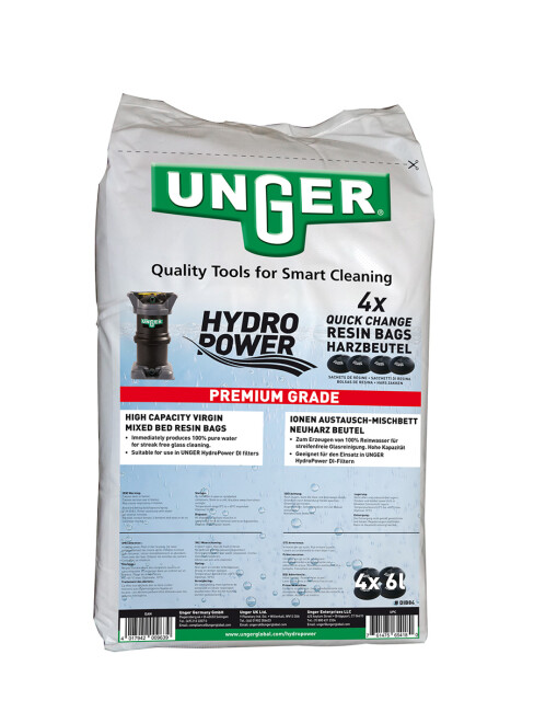 Unger Hydropower 4x QuickChange resin bag 6l (24l) in bag DIB84