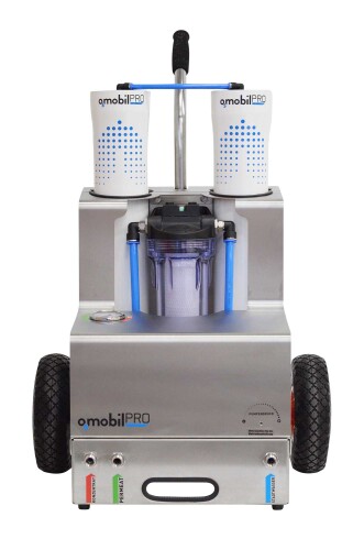 Uitverkocht - OSMOBIL PRO glasreinigingsapparaat osmose systeem PV reinigingsapparaat voor osmose reiniging & reiniging op zonne-energie