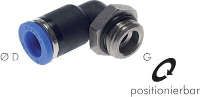 OSMOBIL angled push-in connector G 1/2" for 16mm hose