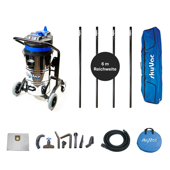 SkyVac professional set for interior cleaning 6 meters
