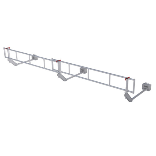 ABS mobiele reling voor platte daken 28 meter