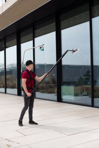 Waspak strain relief for telescopic poles