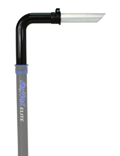 SkyVac ELITE a collo doca per la pulizia delle grondaie Angolo di 90°