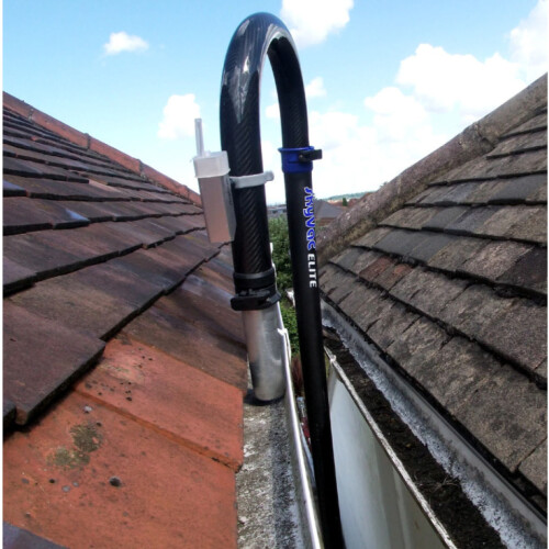 SkyVac ELITE col de cygne pour le nettoyage des gouttières angle 180