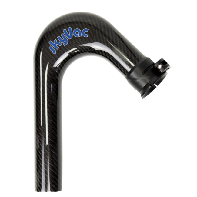 SkyVac ELITE gooseneck for gutter cleaning wide 135° angle