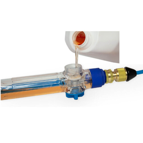 Zeepdispenser voor osmosereiniging