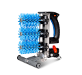 3 spazzole di ricambio per pulitore di lamelle LR-180-GTR 80 mm