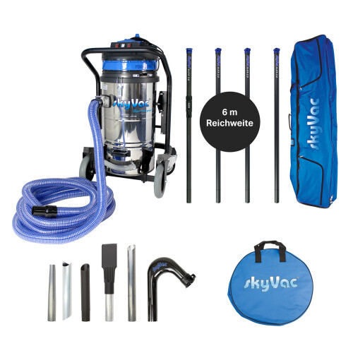 SkyVac Profi-Set zur Dachrinnenreinigung 6 Meter