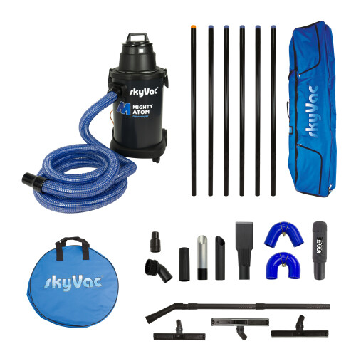 SkyVac Mighty Atom Set zur Dachrinnenreinigung 9 Meter