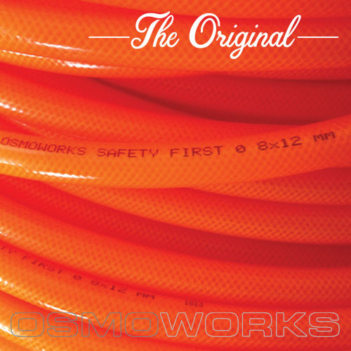 OSMOWORKS 100m Profi 3/8" Schlauch als Zuleitung zur Teleskopstange orange