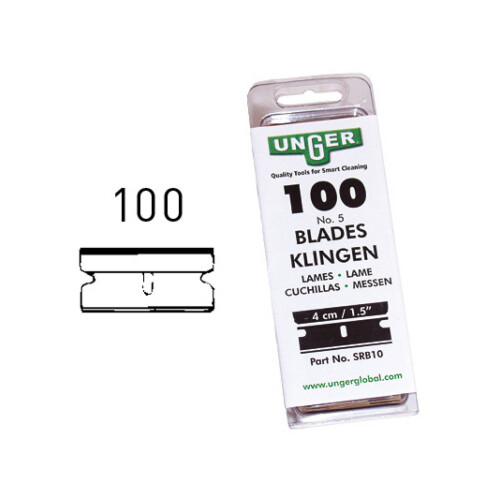 UNGER carbon glass scraper blades 4 cm