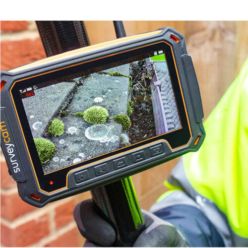 SkyVac HD camera set for gutter cleaning