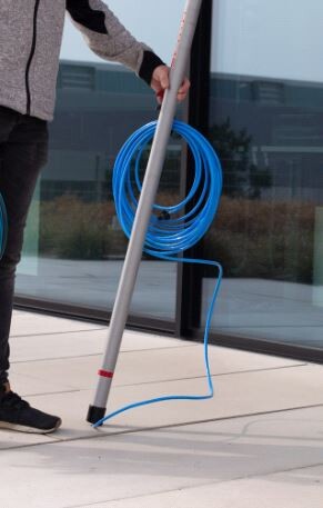 Telescopic hose for professional applications by the meter