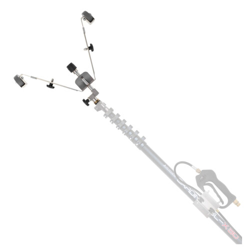 Nozzle carrier for HD telescopic lance