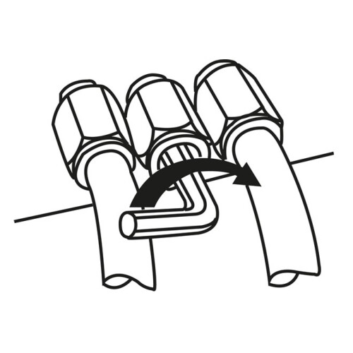 OSMOBIL raccordo dritto a pressione G 1/2" per tubo...