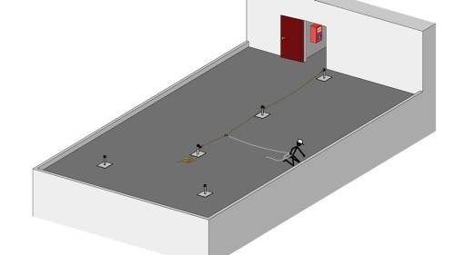 ABS Lanyard - temporäres Verbindungsmittel 15 m