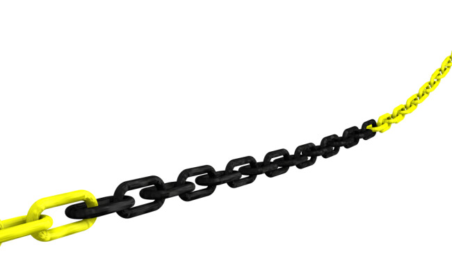 BorderMark slagboomketting per meter