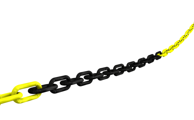 BorderMark slagboomketting per meter