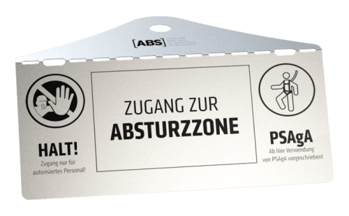 Warnschild BorderMark