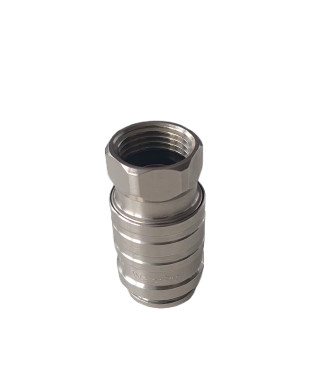 OSMOBIL Gardena kompatibler Anschluss weiblich aufschraubbar 1/2" mit Wasserstopp