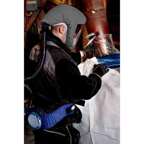 3M Versaflo disposable lightweight hood with integrated head holder, gray