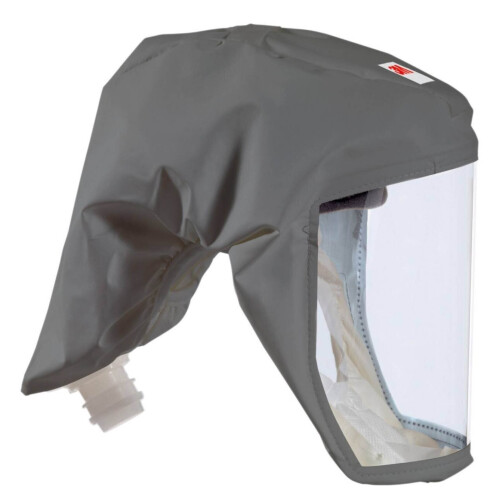 Cagoule légère jetable 3M Versaflo avec support de tête intégré, grise