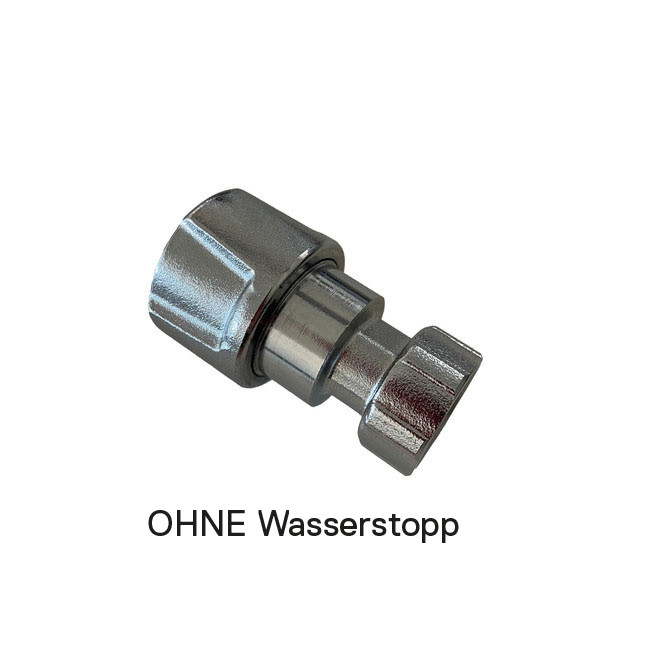 OSMOBIL Gardena kompatibler Anschluss weiblich aufschraubbar 1/2" ohne Wasserstopp