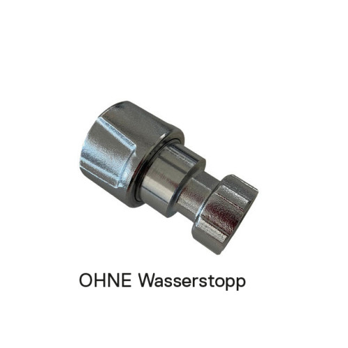 OSMOBIL Gardena kompatibler Anschluss weiblich aufschraubbar 1/2" ohne Wasserstopp