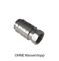OSMOBIL Gardena kompatibler Anschluss weiblich aufschraubbar 1/2" ohne Wasserstopp