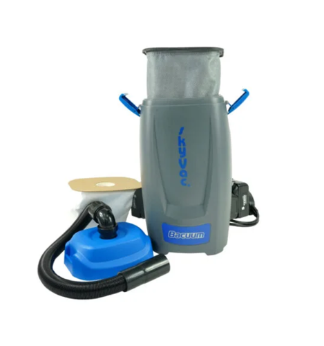 GEVAARLIJKE STOFFEN - SkyVac-rugzakstofzuigerset voor binnenreiniging, 8,5 m, incl. accu