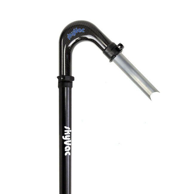 SkyVac gooseneck set for gutter cleaning