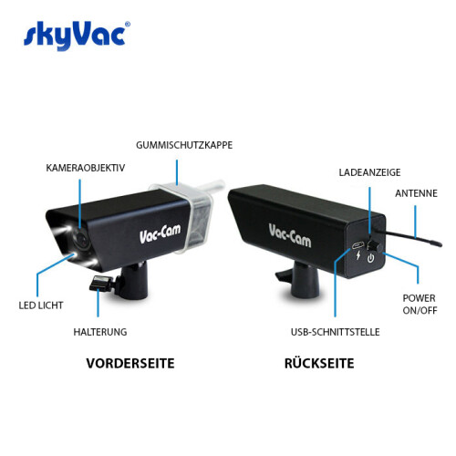 SkyVac tête de caméra nouveau modèle