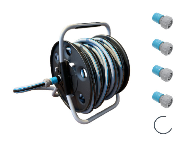 Kit professionnel dévidoir métallique 30m 3/4