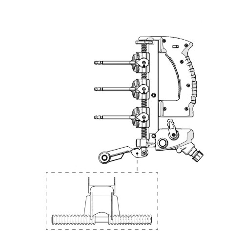 Lamellenreiniger LR-180-GTR Ständer