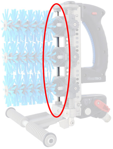 Pulitore a lamelle LR-180-GTR Tubo a pressione