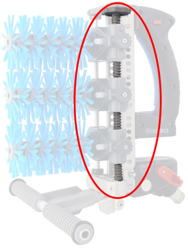 Lamella cleaner LR-180-GTR Threaded rod