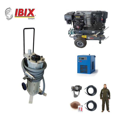Sandblasting IBIX Profiset dry fine blasting