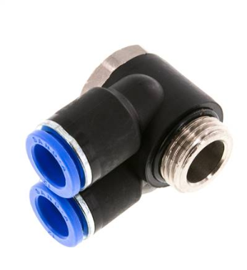 OSMOBIL Raccord enfichable coudé en Y G 1/2"...