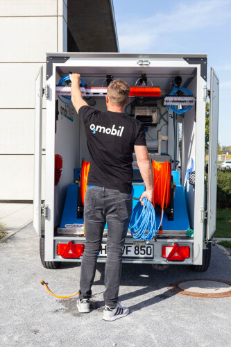 Épuisé - OSMOBIL TRAILER Système de remorque pour le nettoyage par osmose, y compris mise à niveau haute pression