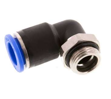 OSMOBIL PRO X angled push-in connector G 3/8" - 12 mm