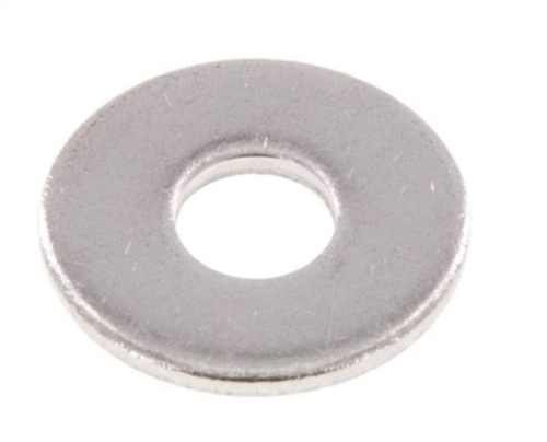 ROTAQLEEN Classic washer stainless steel large 6.4 mm