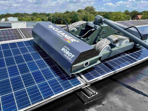 Robot di pulizia solare hyCLEANER solarROBOT compatto Robot di pulizia solare 800 mm