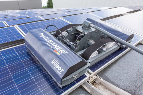 Solar cleaning robot hyCLEANER solarROBOT compact Solar cleaning robot 800 mm