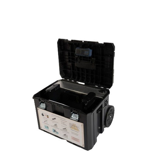 hyCLEANER solarROBOT acculaadstation