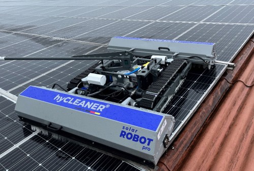 Solarreinigung Roboter hyCLEANER solarROBOT pro Solarreinigungsroboter