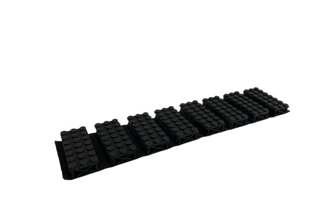 hyCLEANER solarROBOT Tapis roulant à traction Pièce en caoutchouc