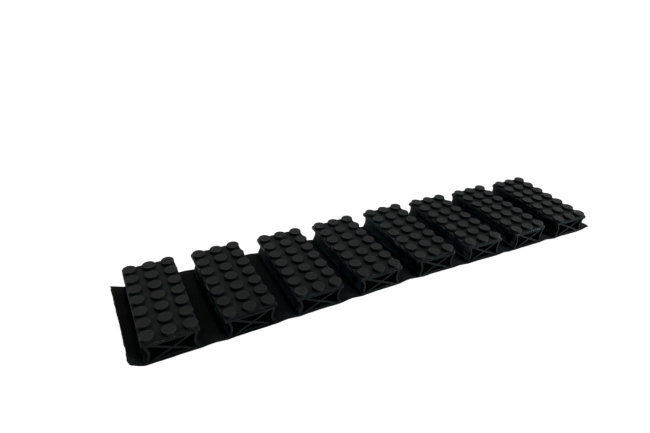 hyCLEANER solarROBOT traction treadmill rubber section