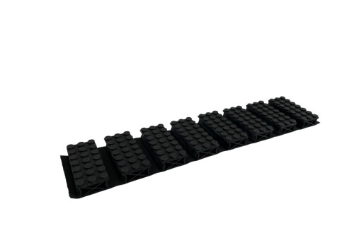 hyCLEANER solarROBOT trazione tapis roulant sezione in gomma